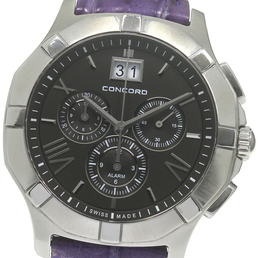 コンコルド サラトガ 14.C5.1892.1 メンズ腕時計 訳あり Mint condition - Concord Saratoga Chrono with Diamonds 14.C5