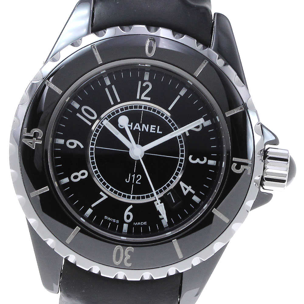 楽天市場】訳あり シャネル CHANEL H0681 J12 黒セラミック クォーツ 