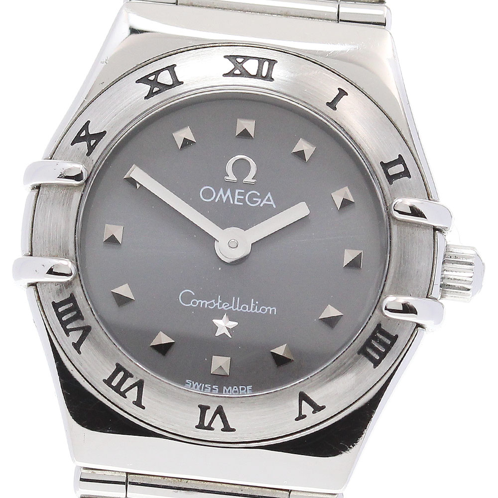 ゼロ OMEGA 1561.51 コンステレーションミニ マイチョイス 石英 レディース _777927【中古】