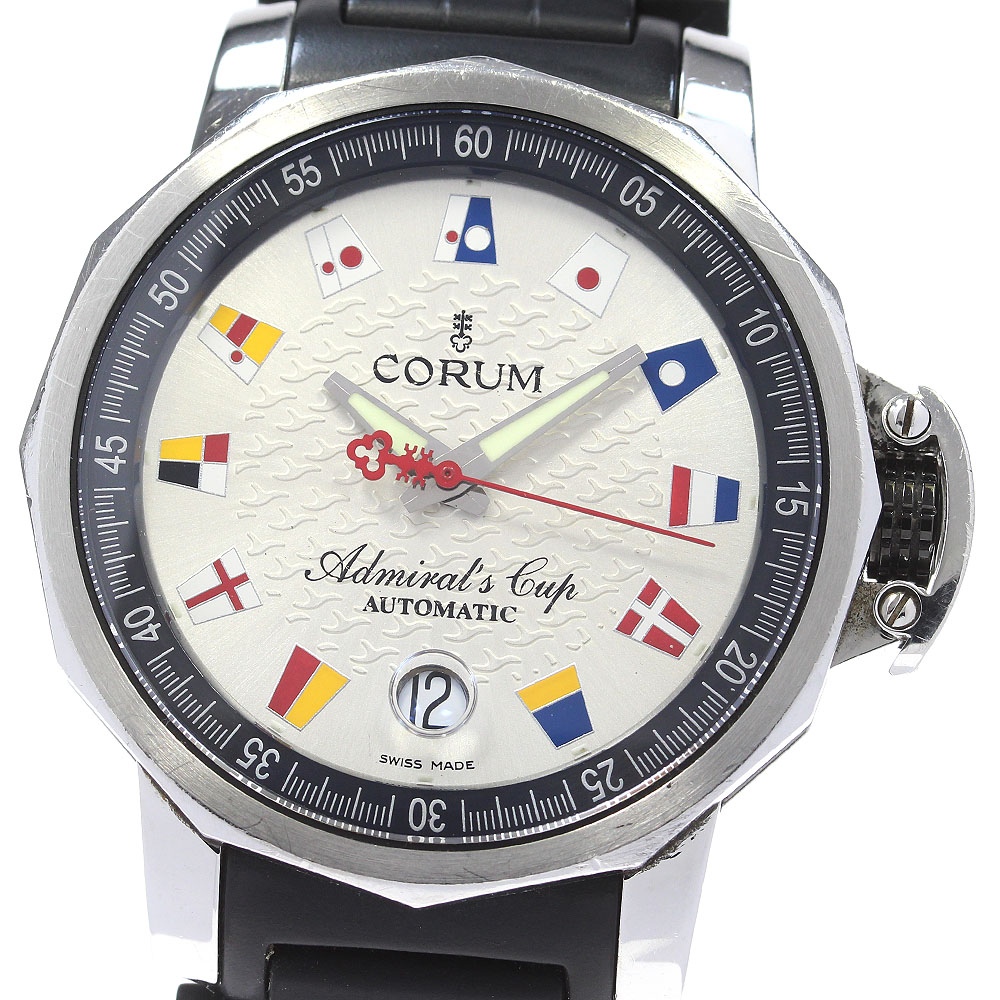 コルム CORUM アドミラルズカップ 88.810.27 自動巻き メンズ 楽天市場】コルム【CORUM】 88.810.27 V-350 アドミラルズカップ