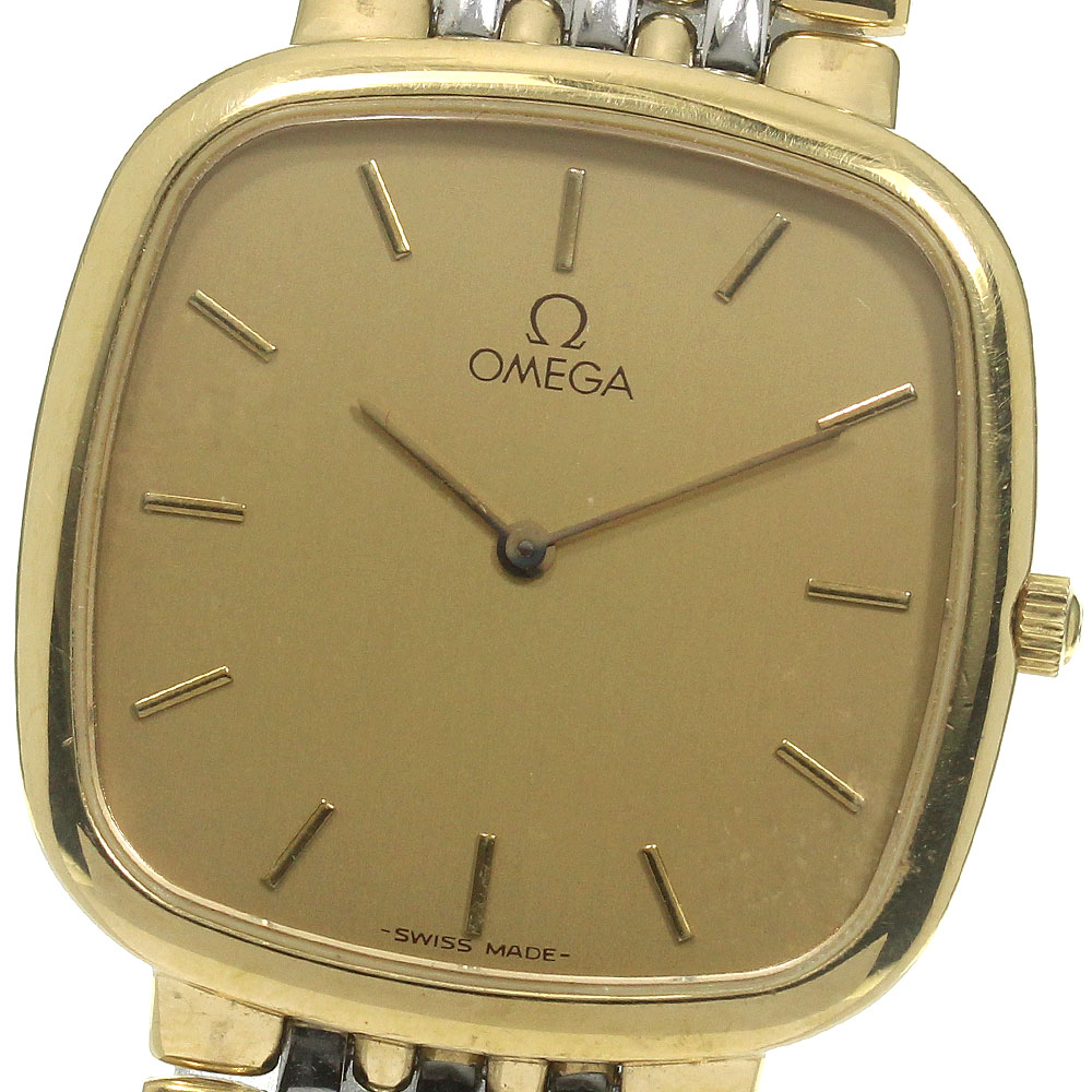100％品質 デビル OMEGA 楽天市場】オメガ スクエア レディース クォーツ 時計