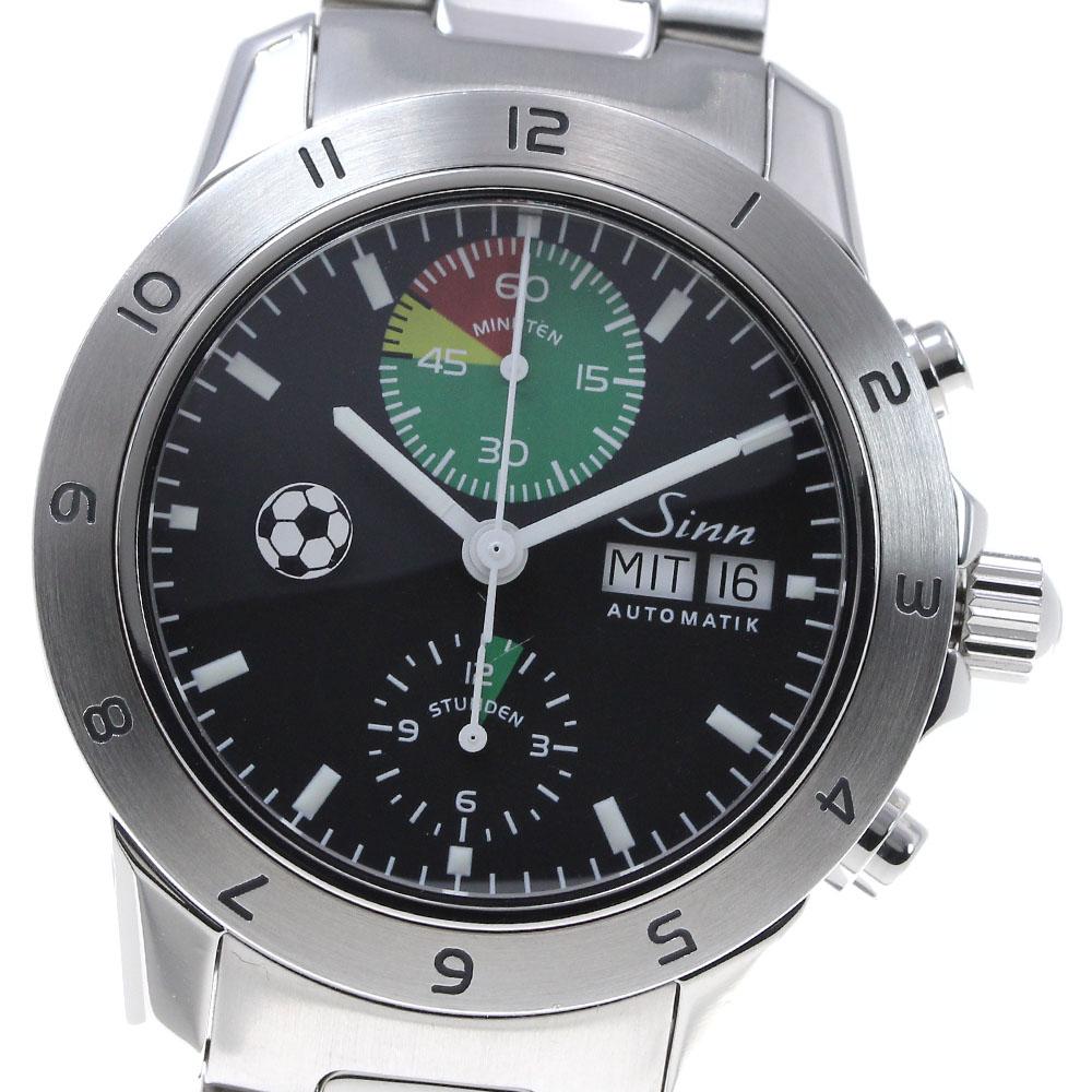 ジン Sinn 103 FIFA2006年ワールドカップ クロノグラフ デイデイト 自動巻き メンズ 良品 _846226【ev10】【中古】