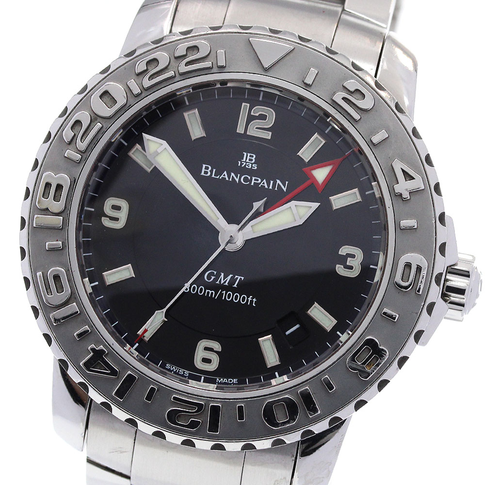 ブランパン Blancpain 2250-1130-71 トリロジー GMT デイト 自動巻き メンズ _836072【中古】