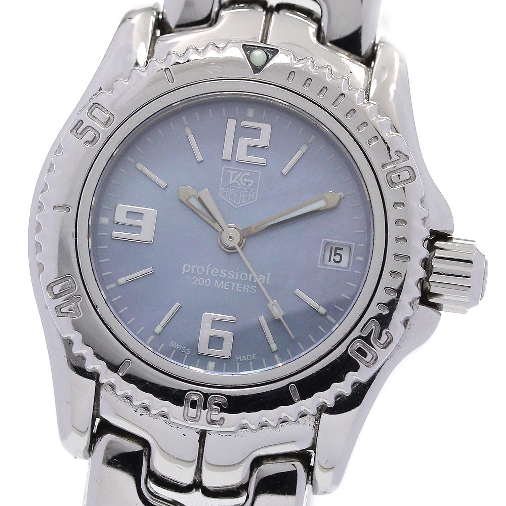 タグホイヤー TAG HEUER WT141B.BA0561 職業的 デイト 石英 レディース 御墨付き付き添い人_844082【中古】