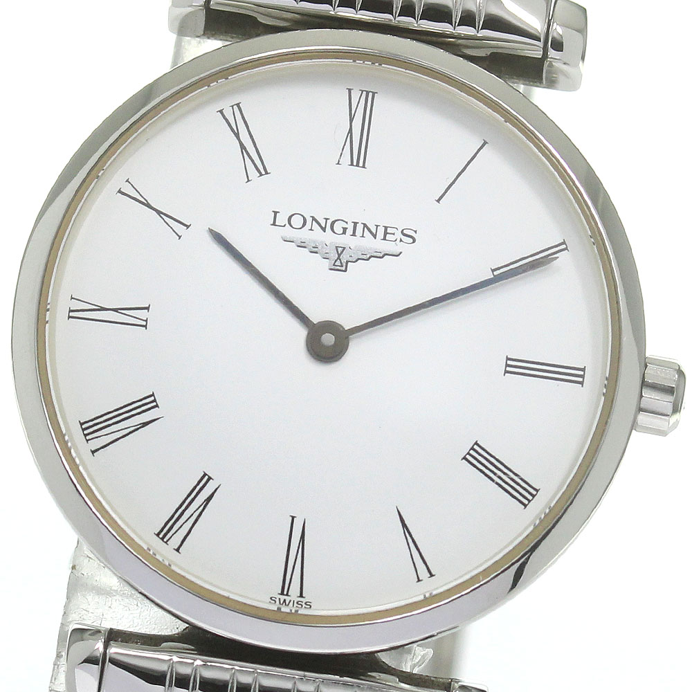 ロンジン グランドクラシック L5.131.3 レディース腕時計 楽天市場】【中古】 稼働 ロンジン LONGINES L5.131.3 クオーツ