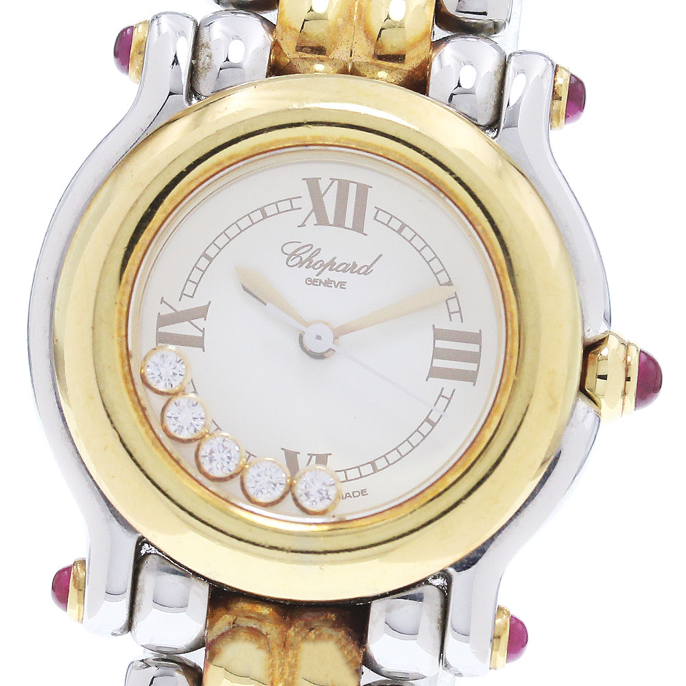 【楽天市場】ショパール Chopard 27/8278-21 ハッピースポーツ 5Pダイヤ クォーツ レディース _819908【中古】：CLOSER