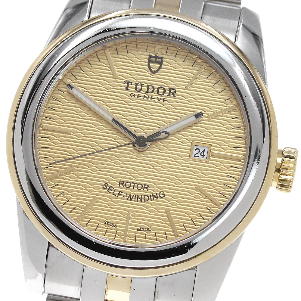 チュードル TUDOR 53003 グラマー デイト YGコンビ 自動巻き レディース _849862【ev15】【中古】