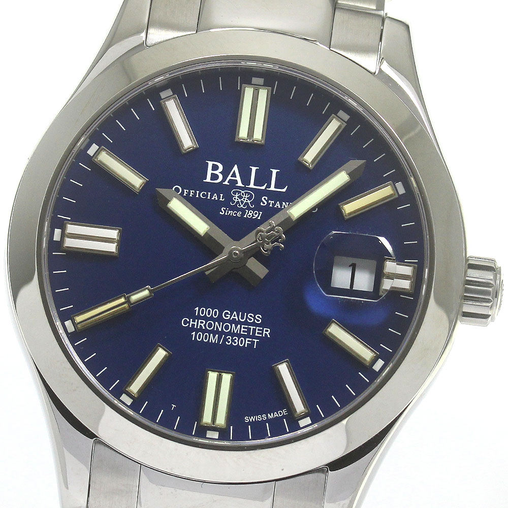ボールウォッチ BALLWATCH NM2126C-S5C-BE2 科学技術者2I 言い伝え デイト 自動小銃一巻き メンズ 美品 御墨付き付き添い人_849872【中古】