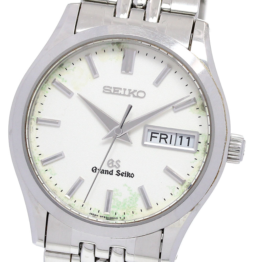 グランドセイコー デイデイト　SBGT007 9F83-9A30 シルバー　GS SEIKO】セイコー『GS グランドセイコー デイデイト』SBGT007