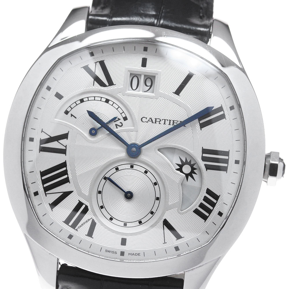 カルティエ CARTIER WSNM0005 ドライブ ドゥ カルティエ ラージデイト 自動巻き メンズ 箱・保証書付き_860232【中古】