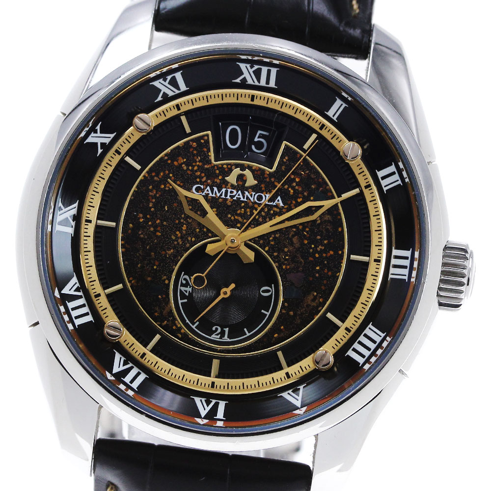 シチズン CITIZEN NZ0000-15F カンパノラ 力学的 寄せ合わせ 千夜燈(ちよのともし火) 自動小銃一巻き メンズ _860029【電子ボルト20】【中古】