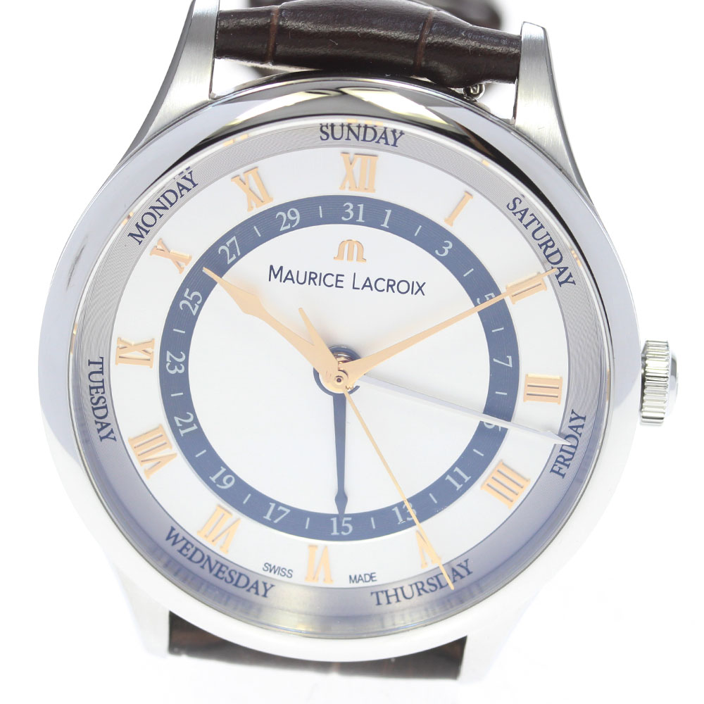 モーリスラクロア MAURICE LACROIX MP6507-SS001-110-3 御師匠さん天下太平 5ハンズ 自動小銃一巻き メンズ 未当て嵌める品 箱・御墨付き付き添い人_861783【中古】