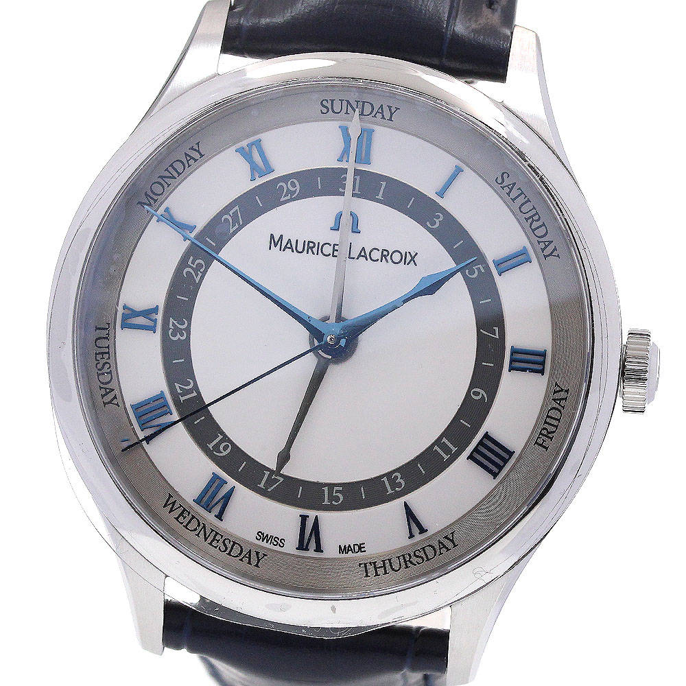 モーリスラクロア MAURICE LACROIX MP6507-SS001-110-4 御師匠さん天下太平 5ハンズ 自動小銃一巻き メンズ 未当て嵌める品 箱・御墨付き付き添い人_861808【中古】