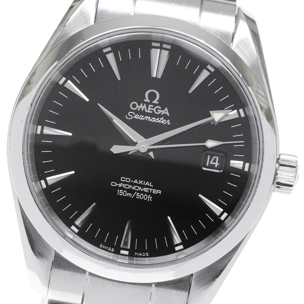 オメガ OMEGA 2503.50 シーマスター アクアテラ コーアクシャル 自動巻き メンズ 保証書付き_848903【中古】 197,890円