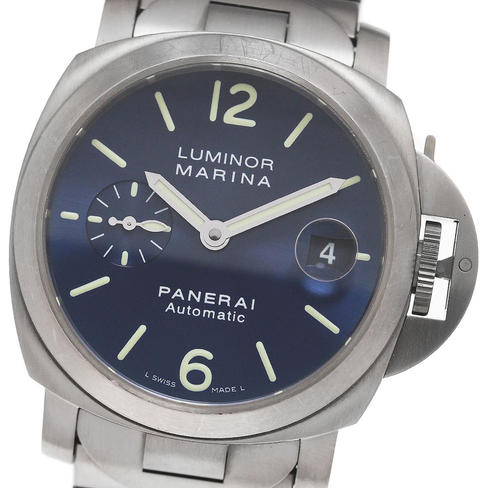 パネライ PANERAI PAM00283 ルミノール マリーナ デイト 自動巻き メンズ _860392【ev15】【中古】