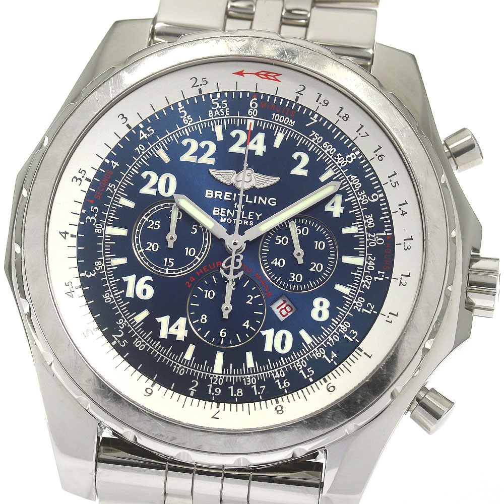 ブライトリング BREITLING A22362 ベントレー ル・マン 限定1000本 クロノグラフ 自動巻き メンズ 保証書付き_862959【中古】