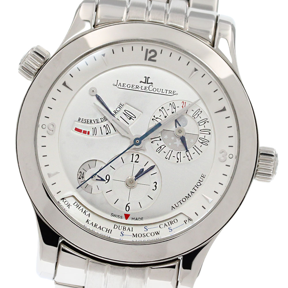 ジャガー・ルクルト JAEGER-LECOULTRE 147.8.57.S/Q1508420 マスタージオグラフィーク パワーリザーブ 自動巻き メンズ 美品 _863872【中古】｜CLOSER