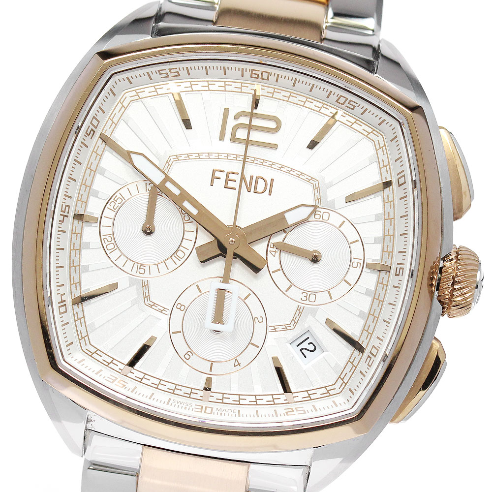 FENDI フェンディ オロロジ クロノグラフ 腕時計 クォーツ FENDI 【FENDI】フェンディ オロロジ クロノグラフ 4500G