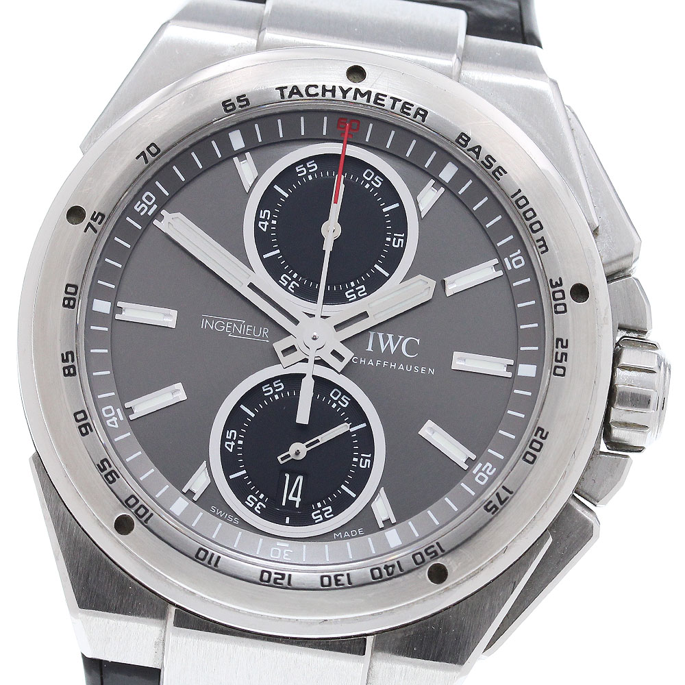 IWC SCHAFFHAUSEN IW378507 インジュニア クロノグラフ レーサー デイト 自動巻き メンズ _862764【中古】