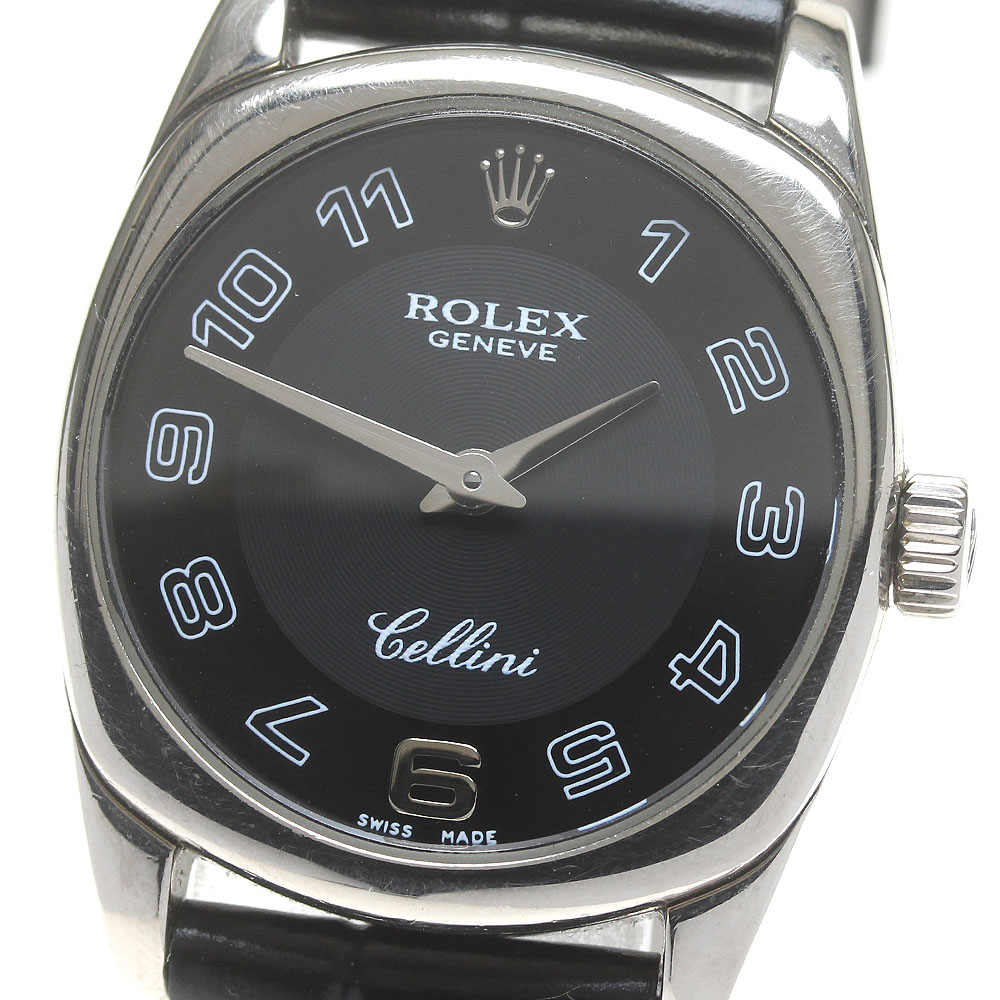 ROLEX 6110/8 Cellini K18YG Quartz Ladies Watch From Japan
