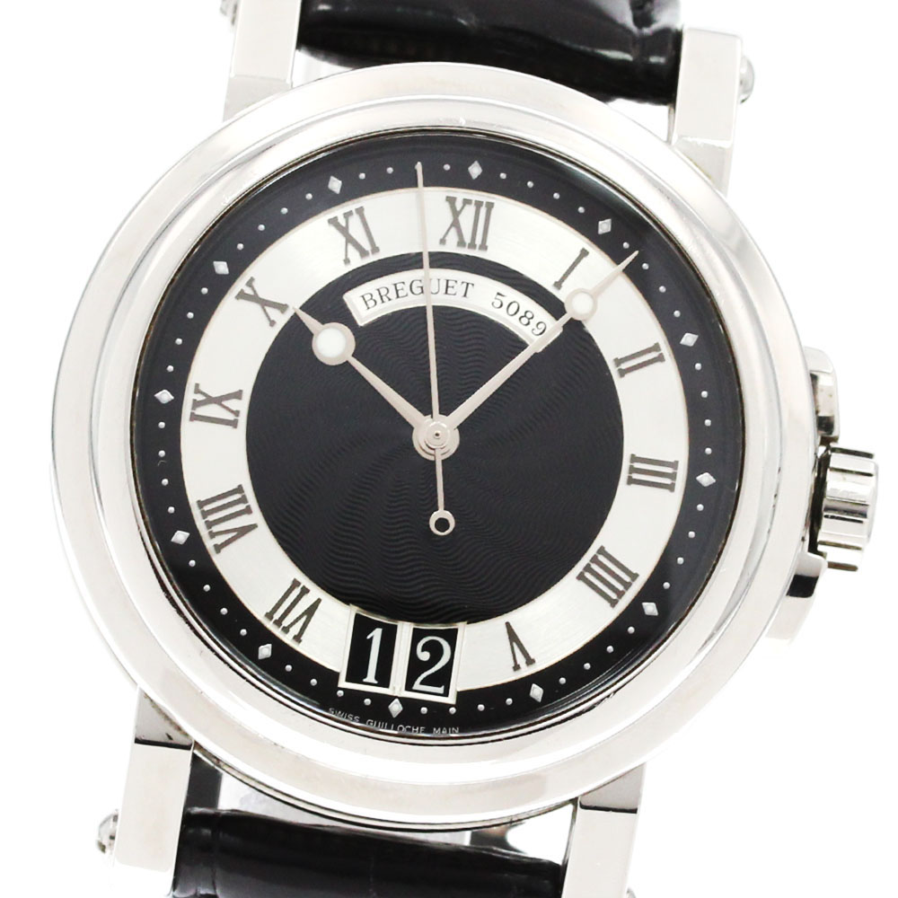 ブレゲ Breguet 5817 マリーン2 ラージデイト 自動巻き メンズ _845743【中古】