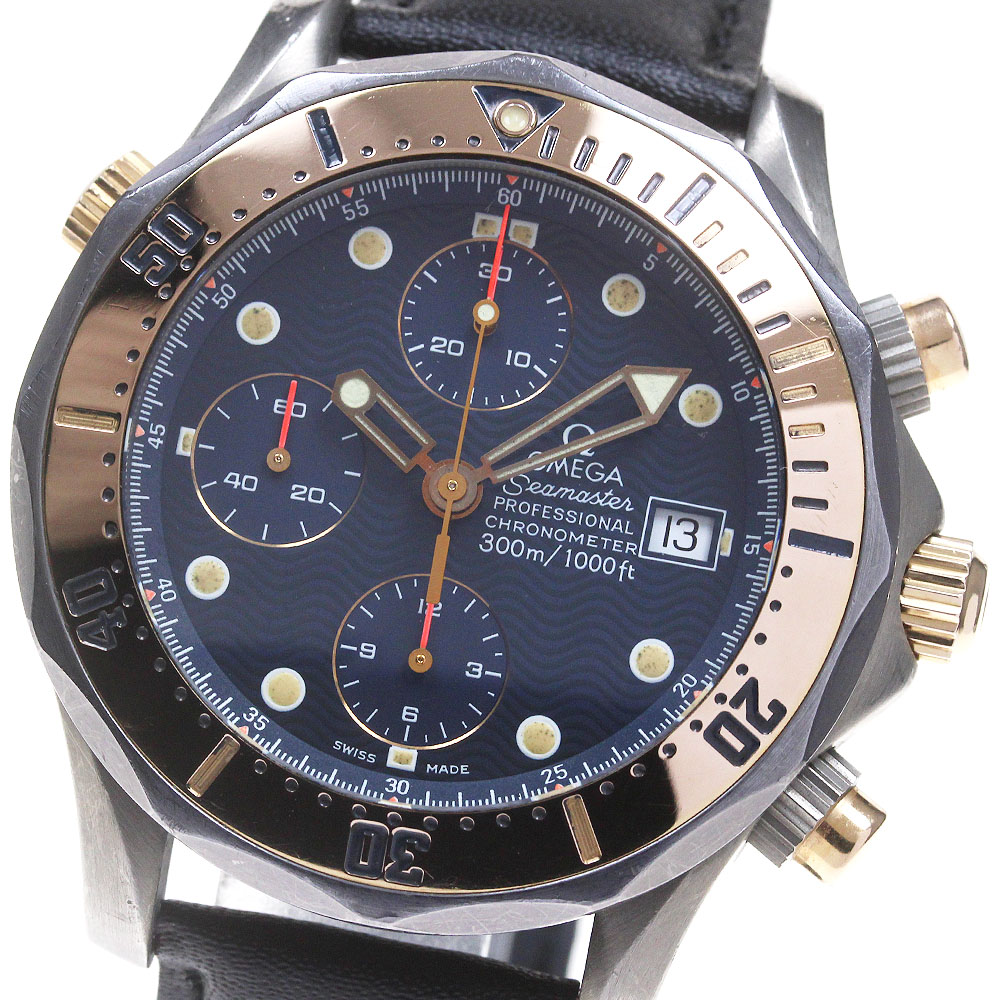 オメガ OMEGA 2296.80 シーマスター300 クロノグラフ 自動巻き メンズ _860203【中古】|CLOSER