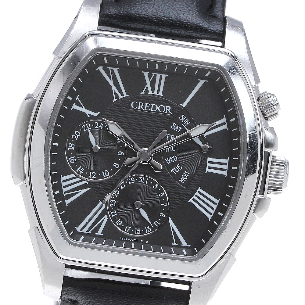 ★限定セール★セイコー SEIKO 6S77-0A10 クレドール CREDOR SEIKO セイコー クレドール パシフィ－ク クロノグラフ 自動巻き
