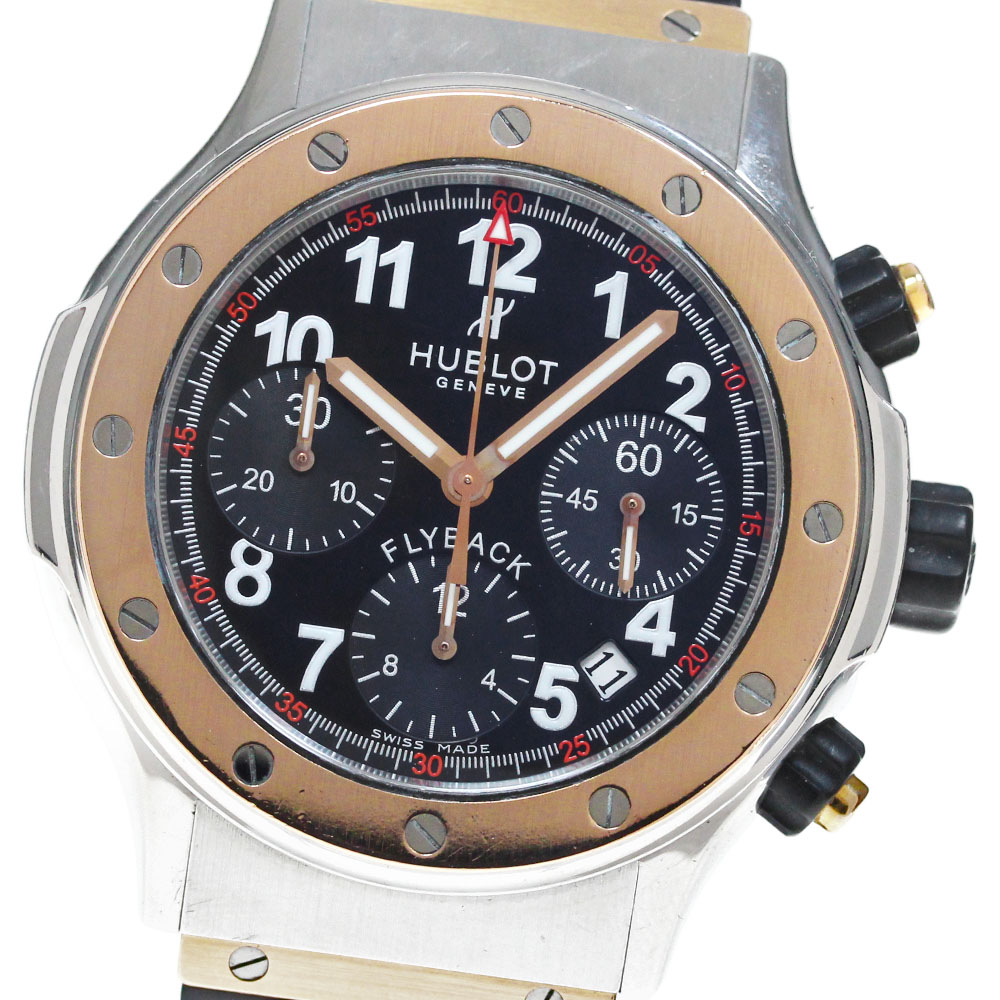 ウブロ HUBLOT MDM クロノグラフ クォーツ メンズ HUBLOT ウブロ MDM クロノグラフ 1620.1 ブラック SS ラバー