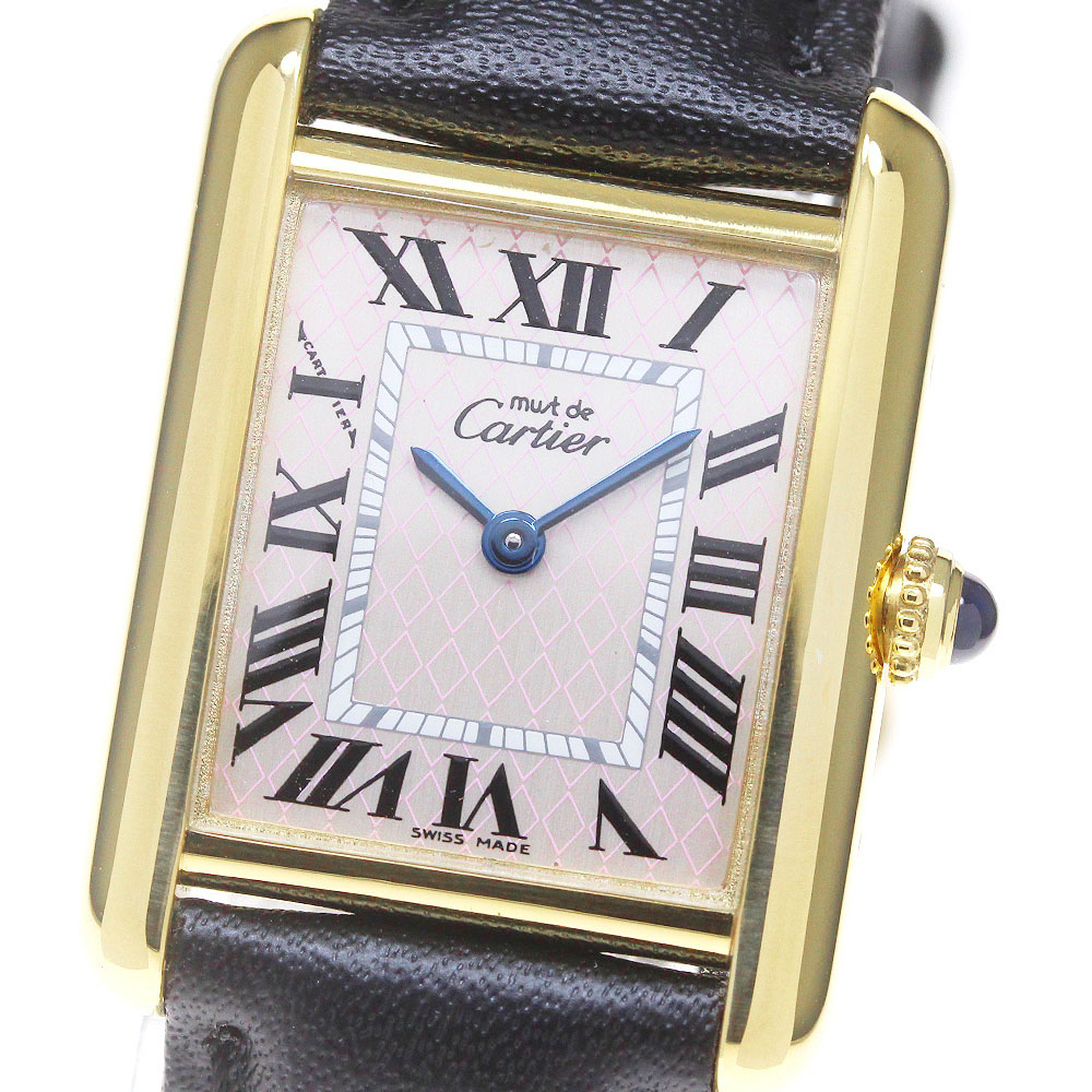 楽天市場】【Cartier】【縦ローマ】【電池交換済】カルティエ