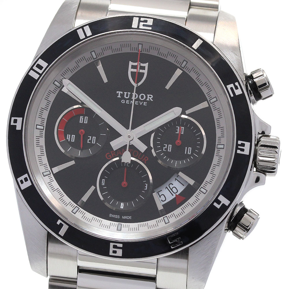 チュードル TUDOR 20530N グランツアー クロノ 飛球うしろ側 自動小銃一巻き メンズ 御墨付き付き添い人_862744【中古】