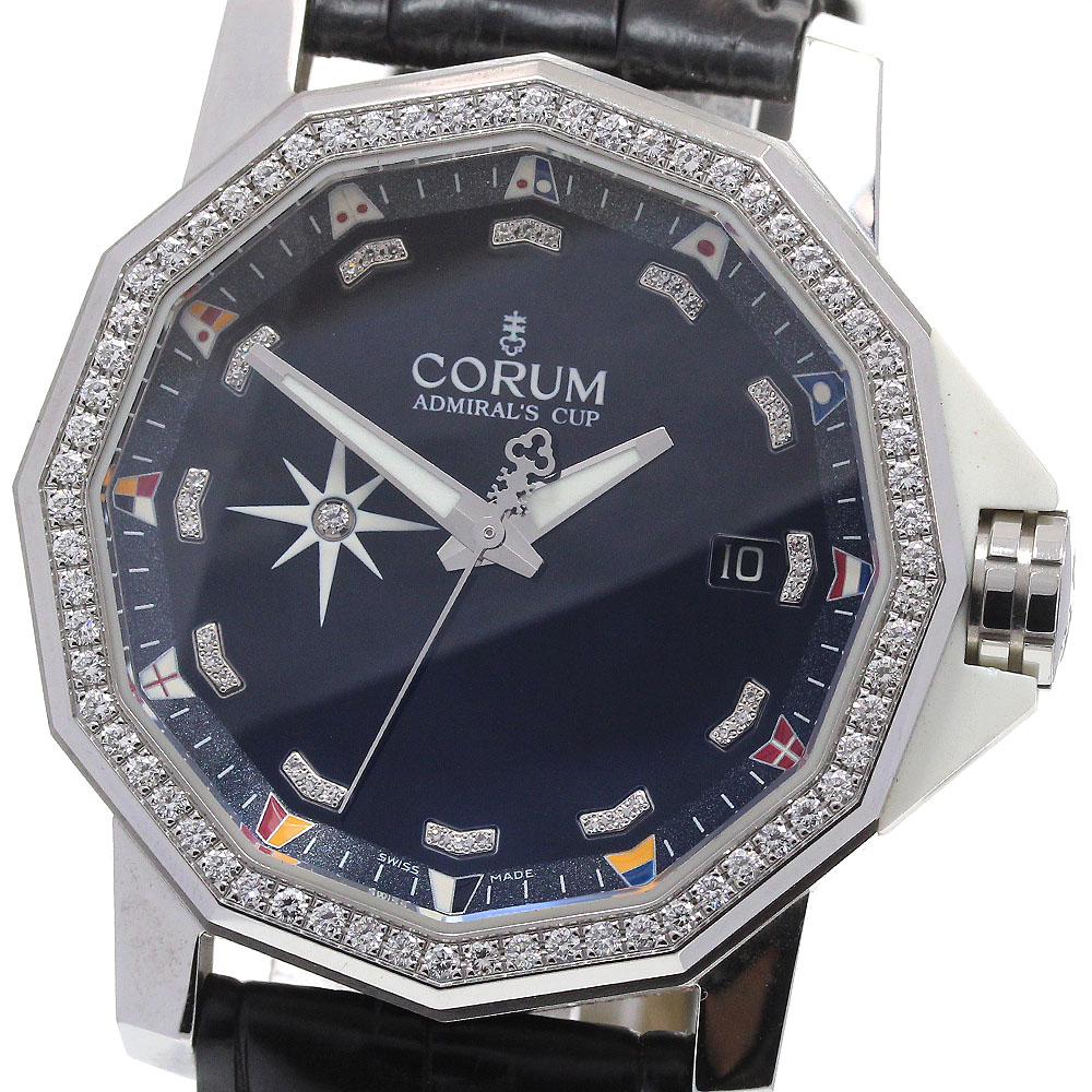 楽天市場】電池交換済 CORUM コルム アドミラルズカップ 純正