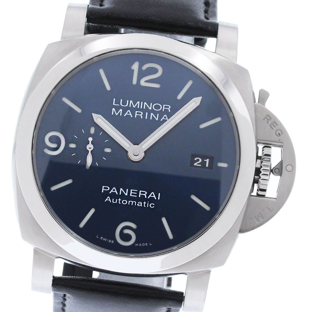 パネライ PANERAI PAM01313 ルミノールマリーナ デイト 自動巻き 楽天市場】[中古] パネライ ルミノール マリーナ PAM01313 W番 自動