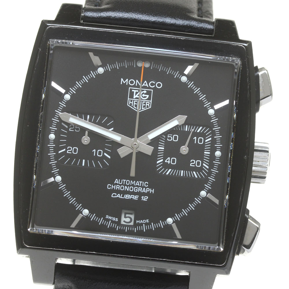 タグホイヤー TAG HEUER CAW211M モナコ クロノグラフ ACM ブラックスティール 自動巻き メンズ _862195【中古】|CLOSER