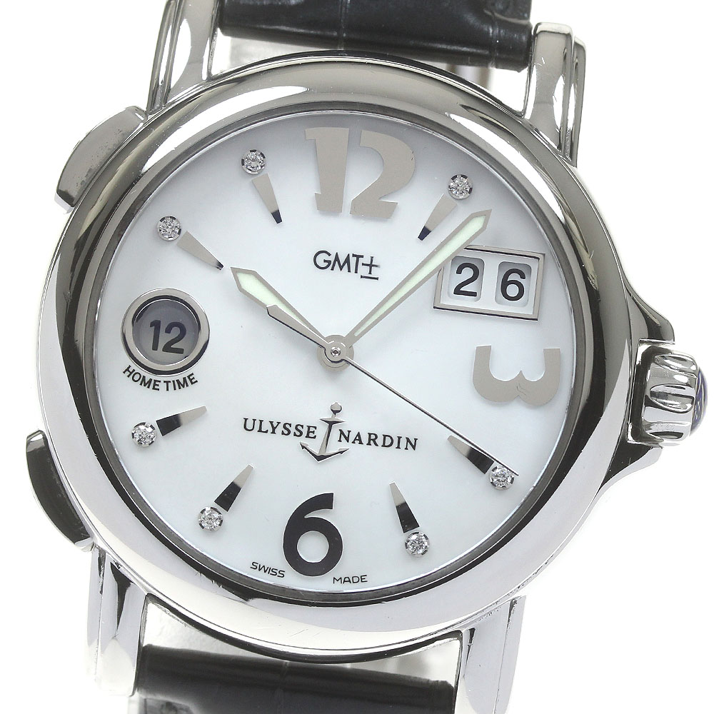 【最大値下げ】ユリスナルダン Ulysse Nardin サンマルコ GMT Ulysse Nardin ユリス・ナルダン サンマルコ GMT 腕時計 ステンレス