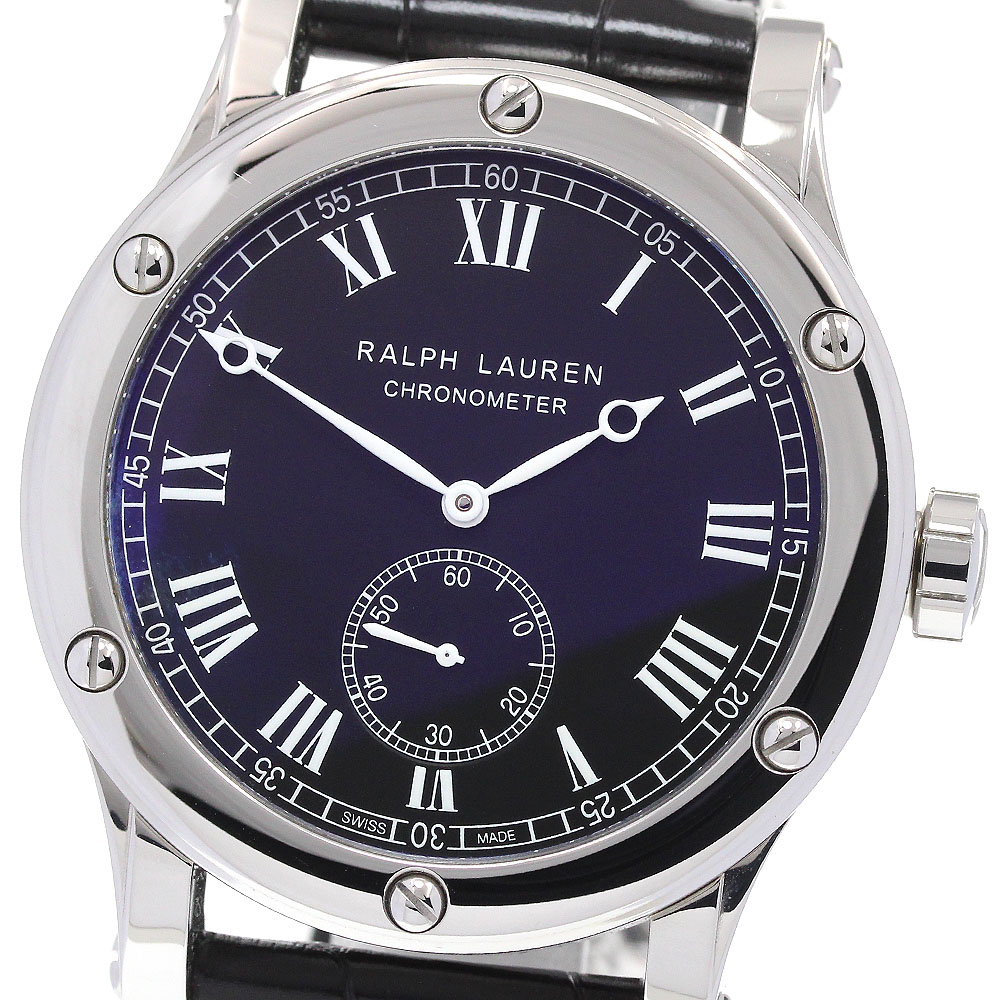 ラルフローレン RALPH LAUREN RLR0220706 クラシック クロノメーター 45MM 自動巻き メンズ 良品 _869502【ev20】【中古】