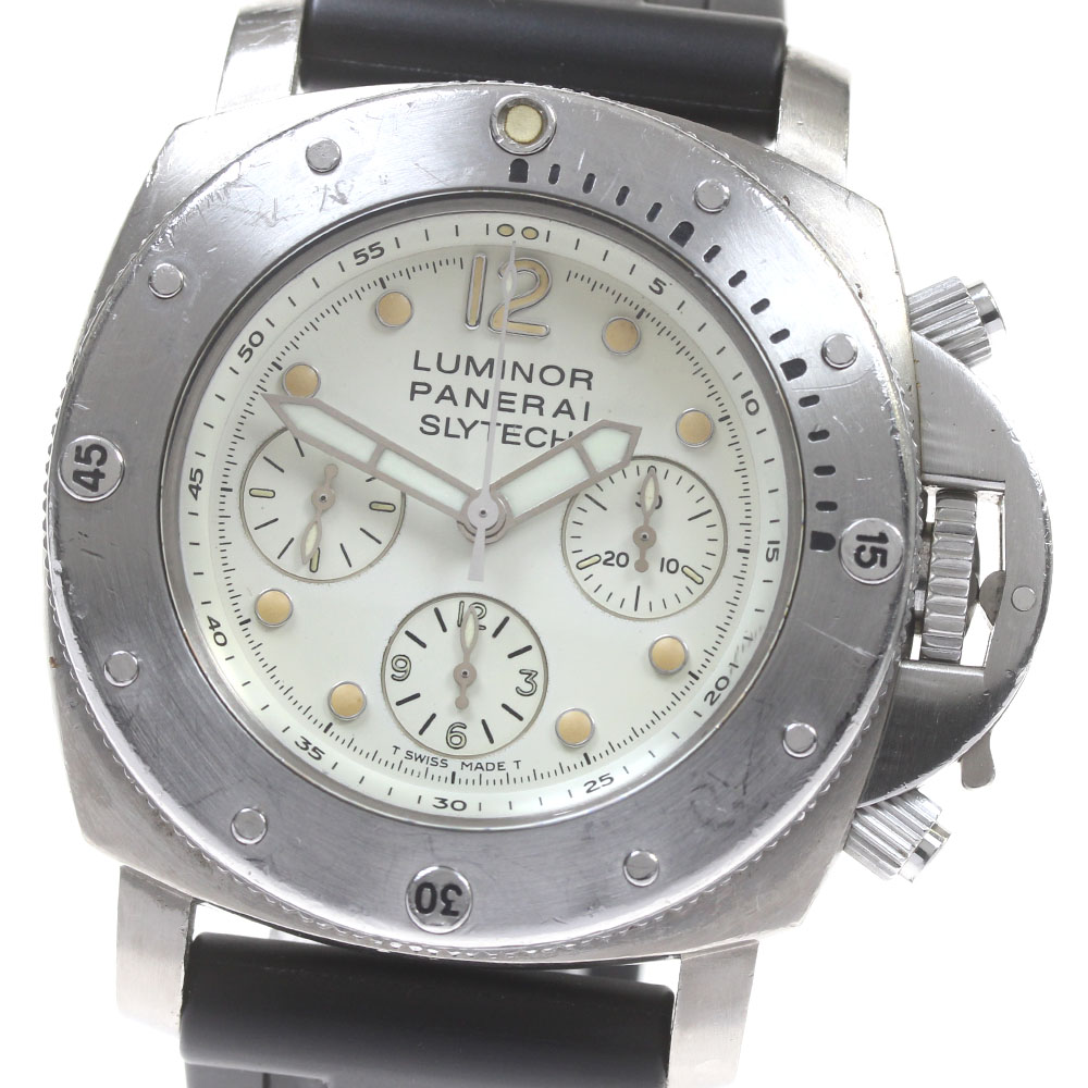 訳あり パネライ PANERAI PAM00225 ルミノール サブマーシブル クロノグラフ スライテック 自動巻き メンズ _846756【中古】|CLOSER