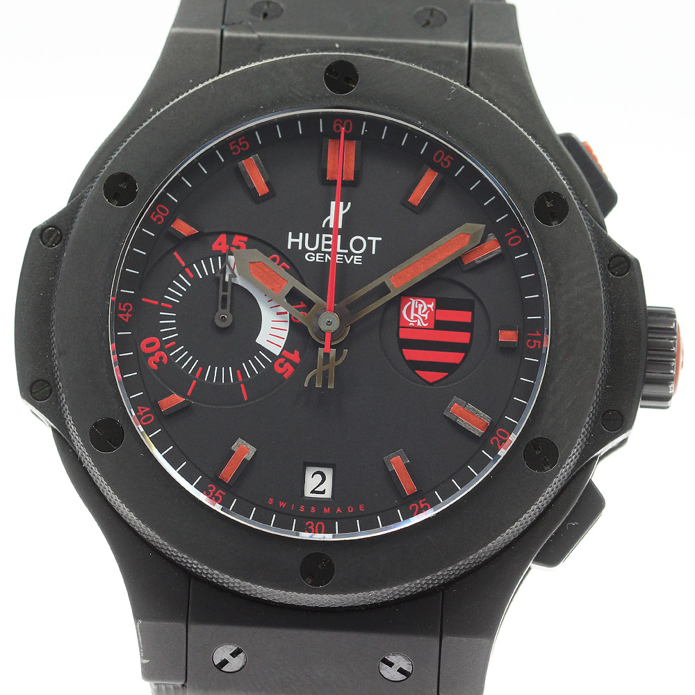 訳あり ウブロ HUBLOT 318.CI.1123.GR.FLM11 ビッグバン フラメンゴバン 世界限定250本 自動巻き メンズ _867978【ev15】【中古】