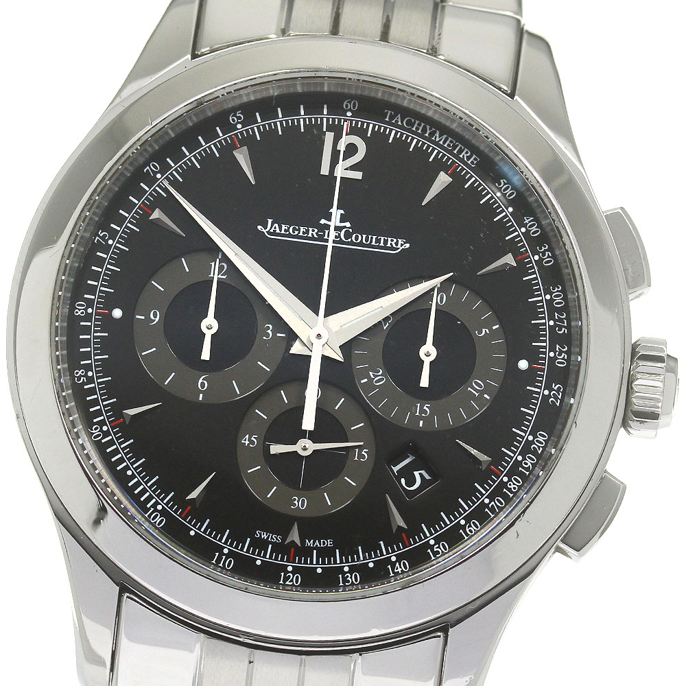 ジャガー・ルクルト JAEGER-LECOULTRE Q1538171 お師匠さん クロノグラフ 自動小銃一巻き メンズ 御墨付き付き添い人_869899【中古】 腕時計-メンズ腕時計
