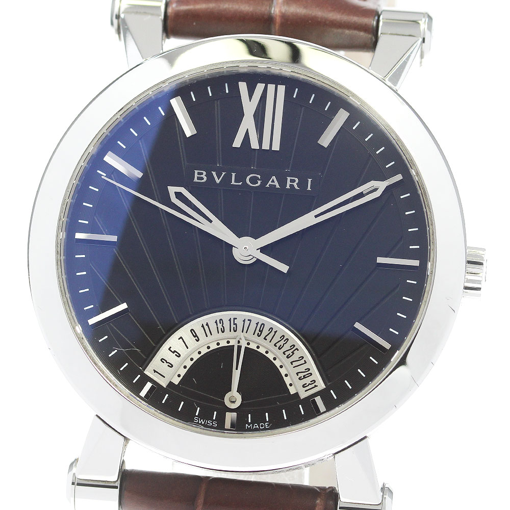 ブルガリ BVLGARI SB42SDR ソティリオ ブルガリ レトログラード 自動巻き メンズ 良品 _869412【中古】|CLOSER