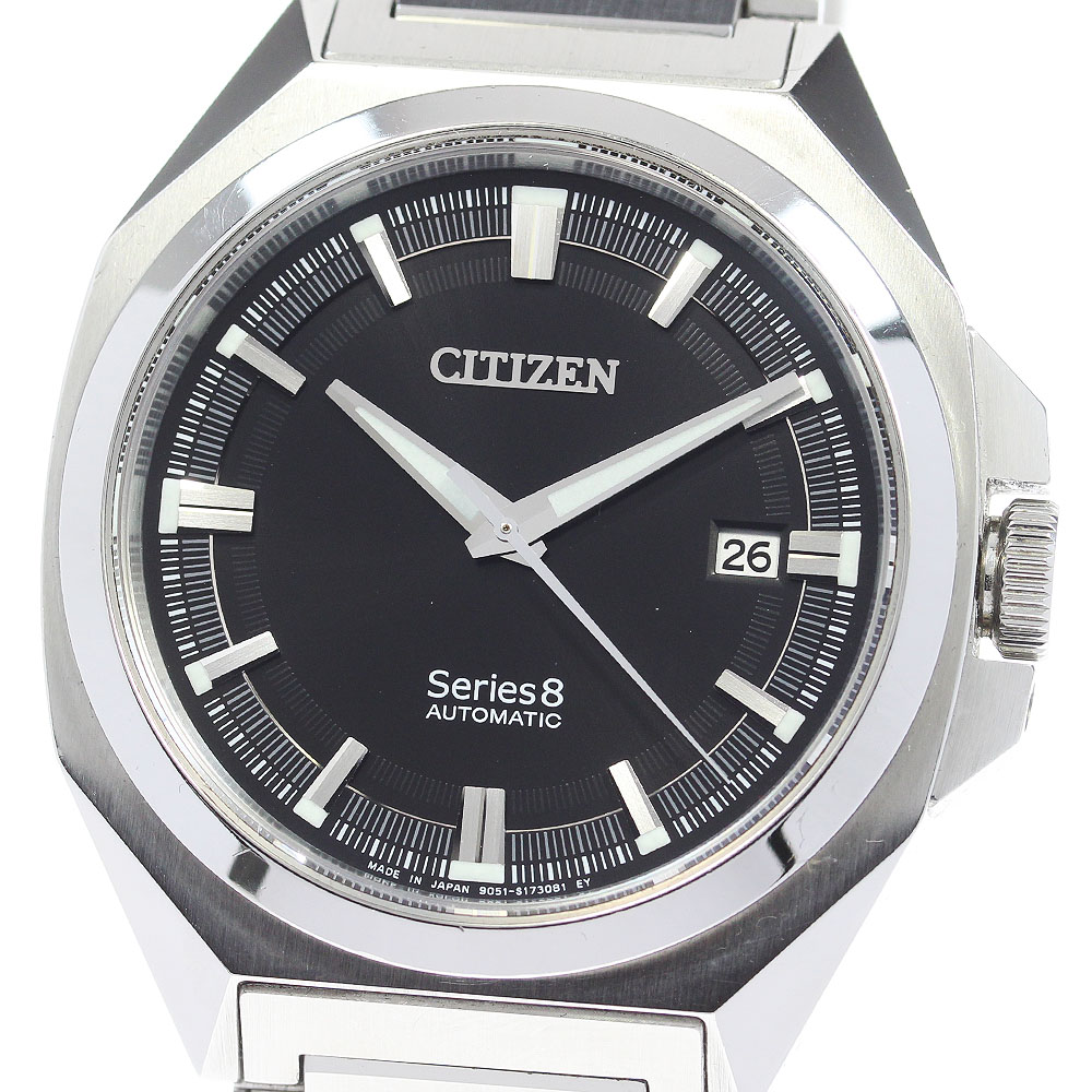 シチズン CITIZEN NB6010-81E 831 メカニカル シリーズエイト 自動巻き メンズ 箱・保証書付き_868837【ev10】【中古】