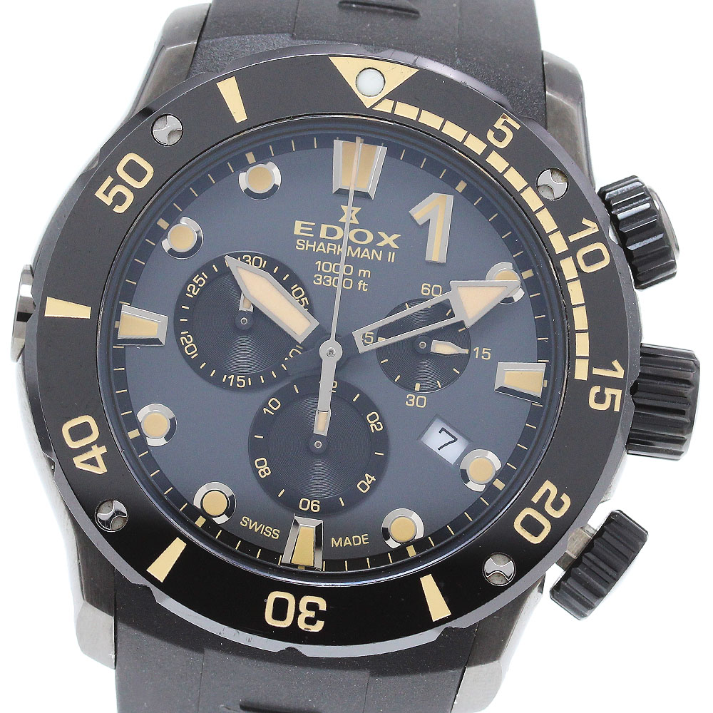 楽天市場】☆良品☆保証書付き【EDOX】エドックス クラスワン