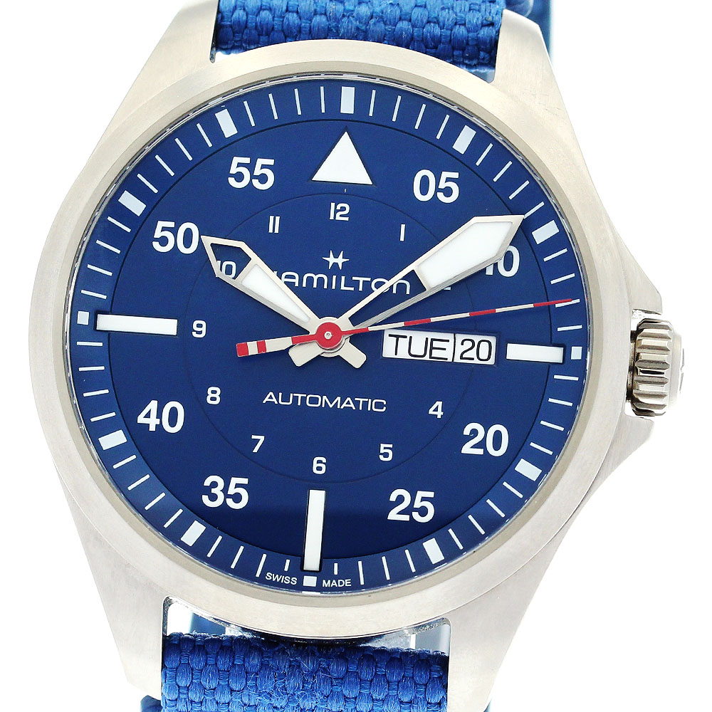 HAMILTON ハミルトン 自動巻き 腕時計 メンズ H646150 楽天市場】☆美品【HAMILTON】ハミルトン カーキ パイロット