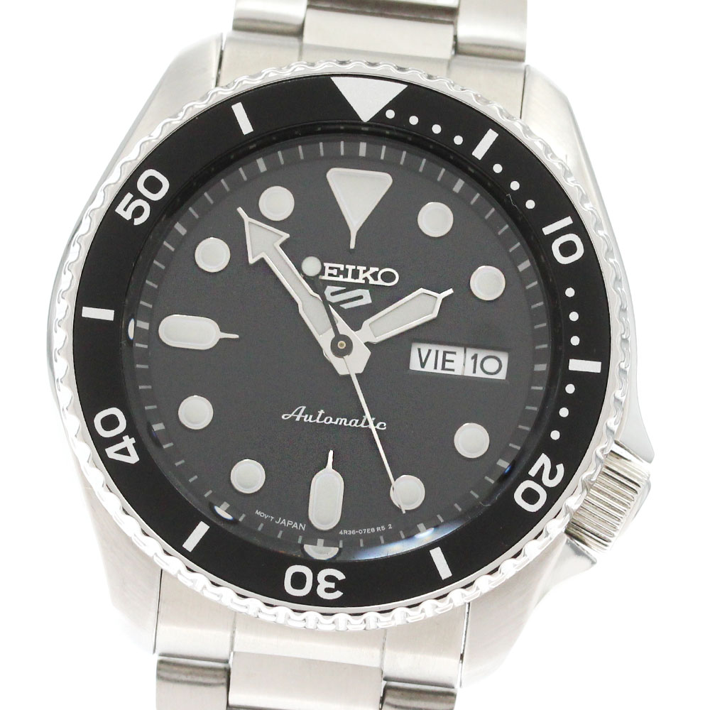 250☆SEIKO メカニカル デイト 自動巻 4S35-8000 裏スケルトン 250☆SEIKO メカニカル デイト 自動巻 4S35-8000 裏スケルトン
