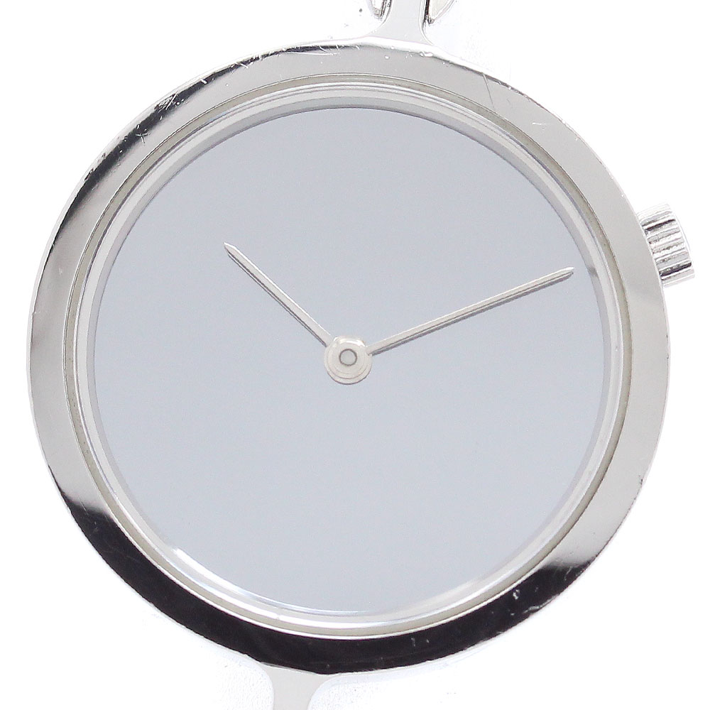 ジョージジョンセン ヴィヴィアンナ バングルウォッチ Lサイズ 腕時計 美品 Vivianna steel and diamond bangle watch | Georg Jensen