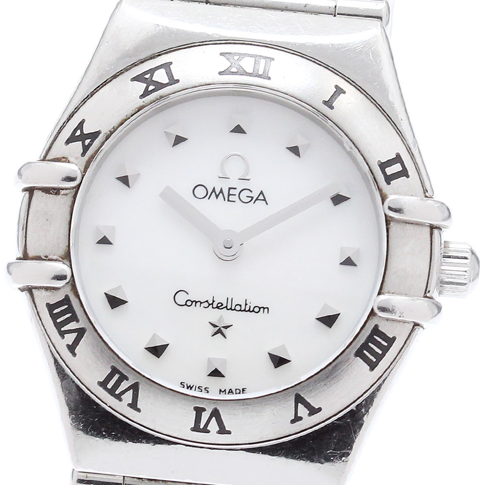 ゼロ OMEGA コンステレーション 石英 レディース _872069【電子ボルト20】【中古】