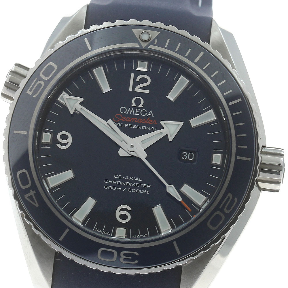 ゼロ OMEGA 232.92.38.20.03.001 シーマスター プラネットオーシャン 自動小銃一巻き ボーイズ 箱・お墨付き付き添い人_874264【中古】