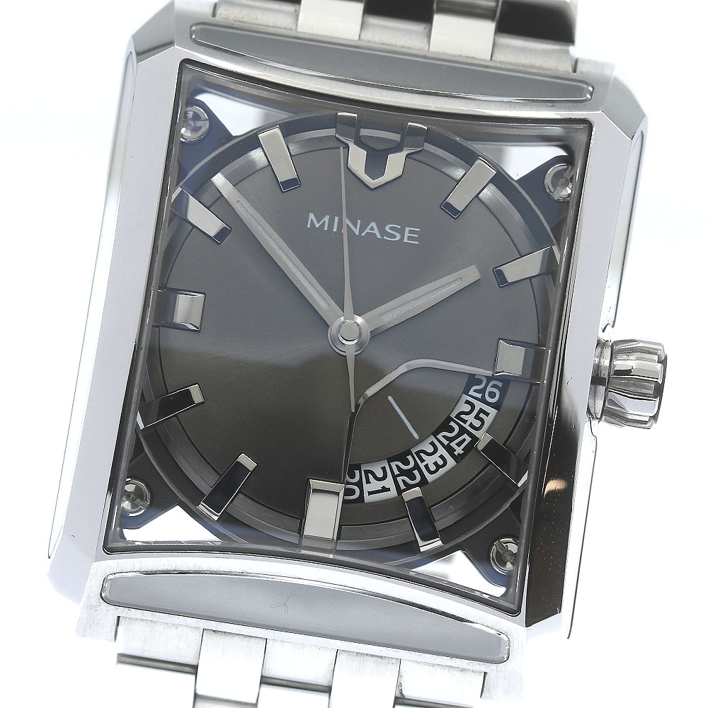 楽天市場】ミナセ MINASE VM14-M01NWH-SSB ディヴァイド デイト 自動  