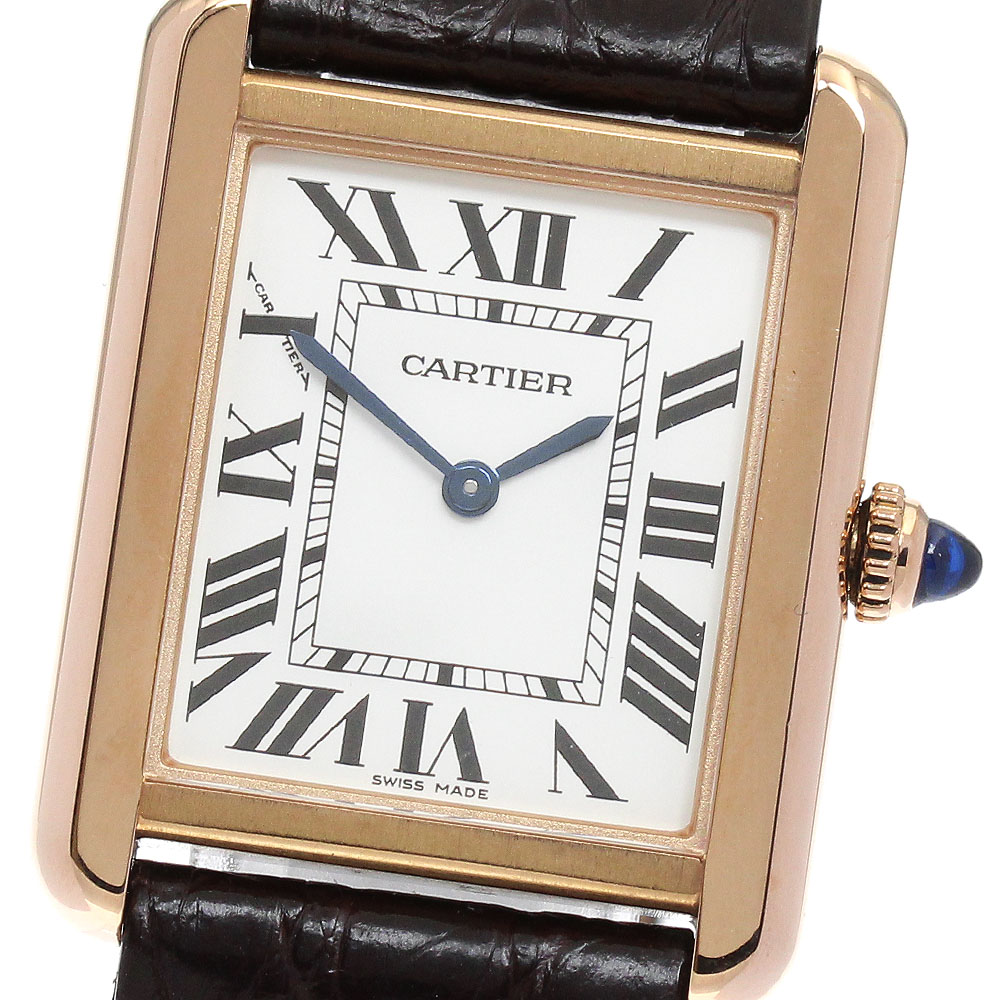 楽天市場】カルティエ CARTIER W5200024 タンクソロSM クォーツ