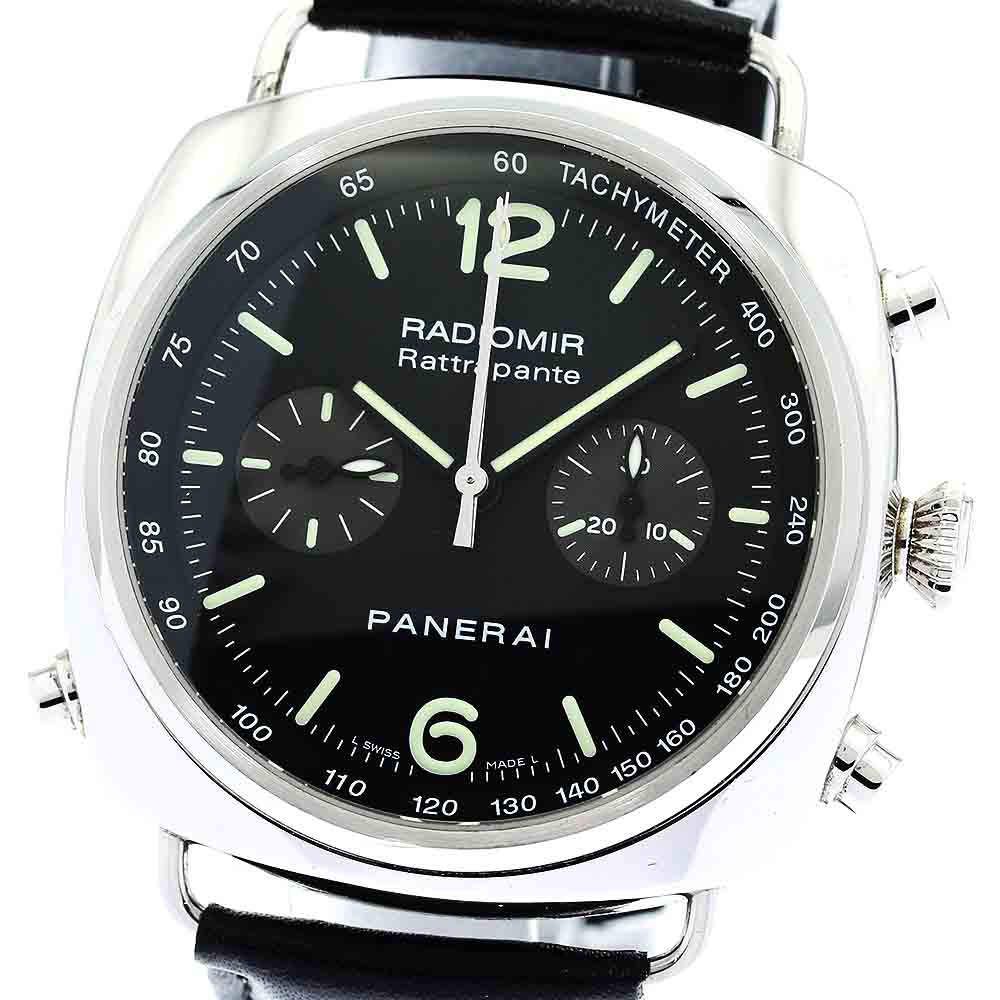 パネライ PANERAI PAM00214 ラジオミール ラトラパント クロノグラフ 自動巻き メンズ 箱・保証書付き_875531【中古】|CLOSER