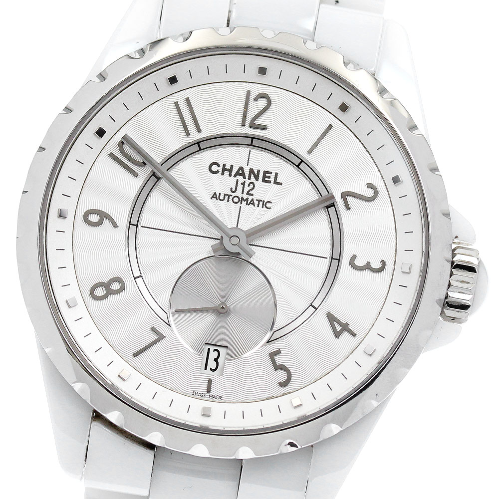 楽天市場】シャネル CHANEL H3837 J12 白セラミック 自動巻き ボーイズ  